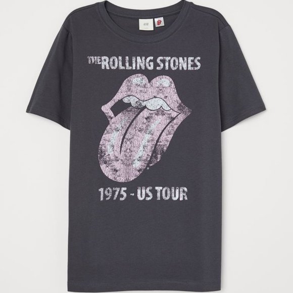 H&M Rolling Stones Tee Size M - Picture 1 of 3